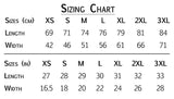 size chart for t-shirt